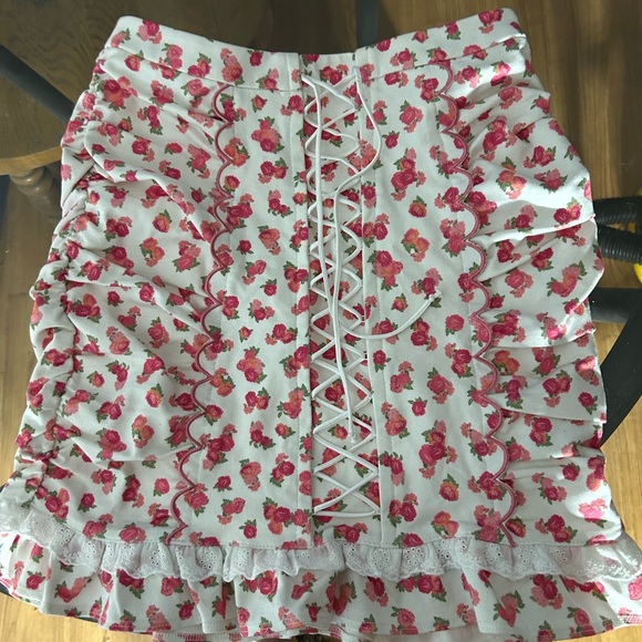 For Love and Lemons Baby Blooms Skirt XS - Picture 5 of 8